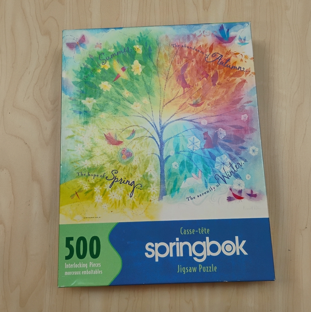 Springbok Vintage 500 Piece Puzzle Seasons Year 2001